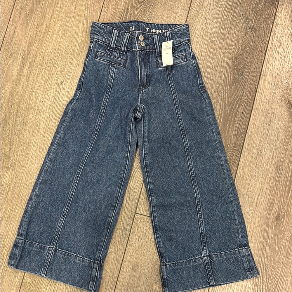 Kids Wide-Leg Denim Jeans